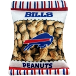 BUF-3346 - Buffalo Bills- Plush Peanut Bag Toy